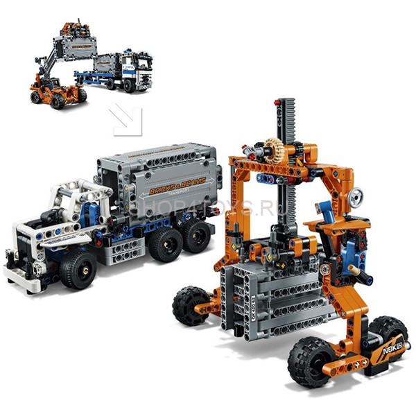 Конструктор Lepin 20035 Контейнерный терминал - Technic 42062 Конструктор Lepin 20035 Контейнерный терминал - Technic 42062