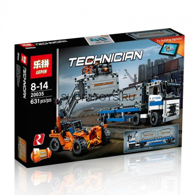 Конструктор Lepin 20035 Контейнерный терминал - Technic 42062 Конструктор Lepin 20035 Контейнерный терминал - Technic 42062