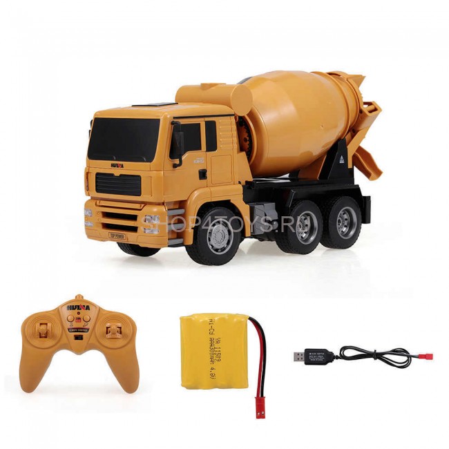 Радиоуправляемая бетономешалка HUI NA TOYS масштаб 1:18 2.4G - HN1333 Радиоуправляемая бетономешалка HUI NA TOYS масштаб 1:18 2.4G - HN1333