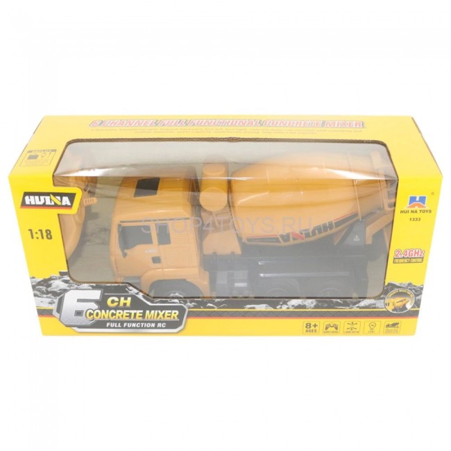 Радиоуправляемая бетономешалка HUI NA TOYS масштаб 1:18 2.4G - HN1333 Радиоуправляемая бетономешалка HUI NA TOYS масштаб 1:18 2.4G - HN1333