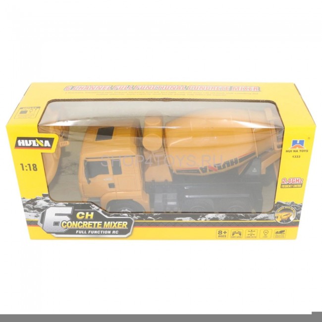 Радиоуправляемая бетономешалка HUI NA TOYS масштаб 1:18 2.4G - HN1333 Радиоуправляемая бетономешалка HUI NA TOYS масштаб 1:18 2.4G - HN1333