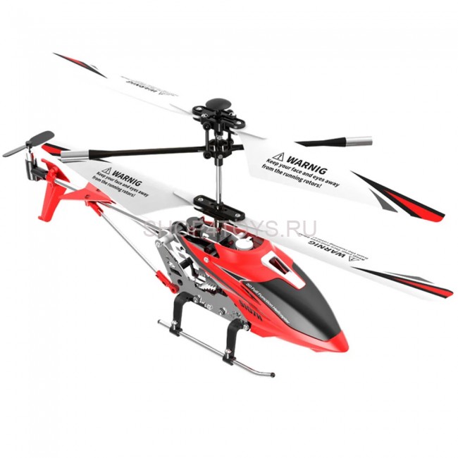 Радиоуправляемый вертолет Syma S107H RED 2.4G с функцией зависания - S107H Радиоуправляемый вертолет Syma S107H RED 2.4G с функцией зависания - S107H