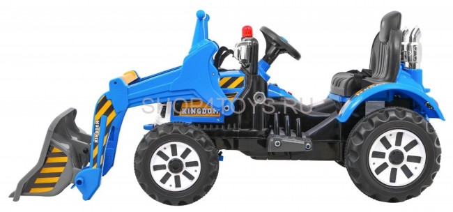 Детский электромобиль трактор на аккумуляторе 12V / синий - JS328A-BLUE Детский электромобиль трактор на аккумуляторе 12V / синий - JS328A-BLUE