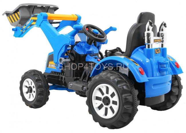Детский электромобиль трактор на аккумуляторе 12V / синий - JS328A-BLUE Детский электромобиль трактор на аккумуляторе 12V / синий - JS328A-BLUE