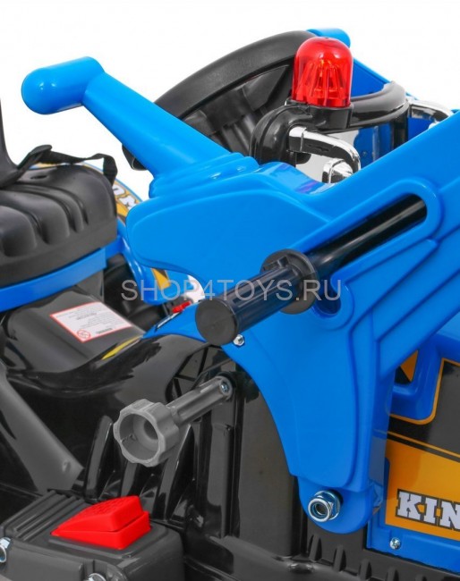 Детский электромобиль трактор на аккумуляторе 12V / синий - JS328A-BLUE Детский электромобиль трактор на аккумуляторе 12V / синий - JS328A-BLUE