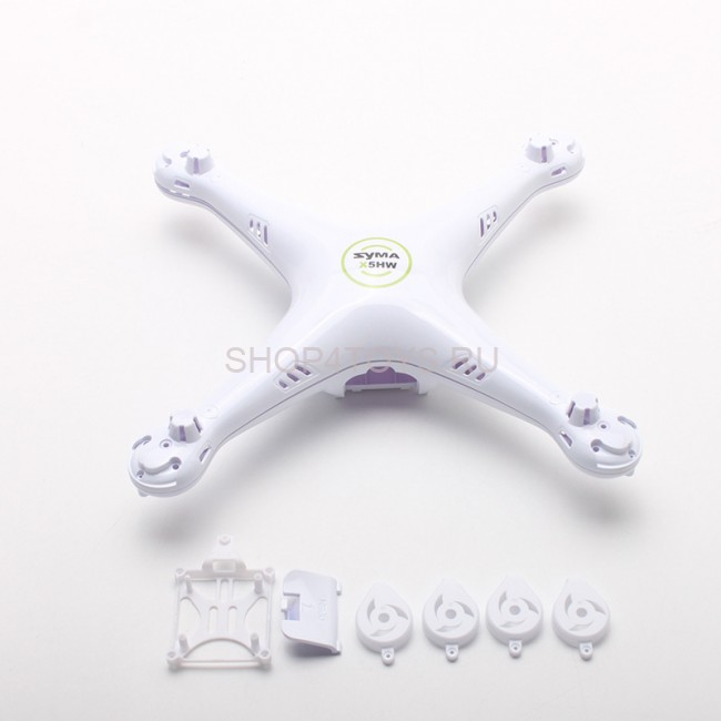 Белый корпус для квадрокоптера Syma X5HW - X5HW-01A Белый корпус для квадрокоптера Syma X5HW - X5HW-01A