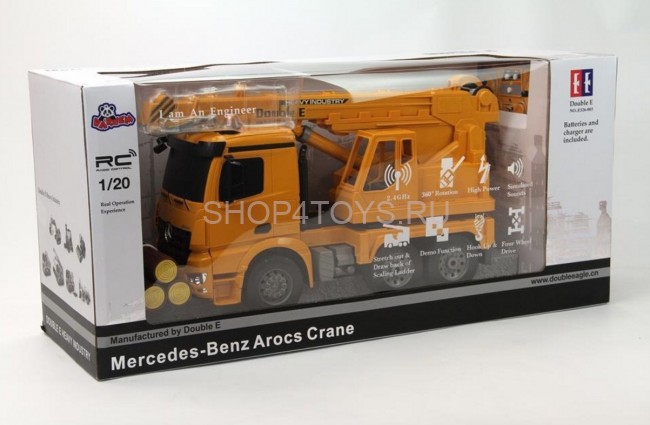 Радиоуправляемый автокран Mercedes-Benz Actros 1:20 2.4G - E526-003 Радиоуправляемый автокран Mercedes-Benz Actros 1:20 2.4G - E526-003