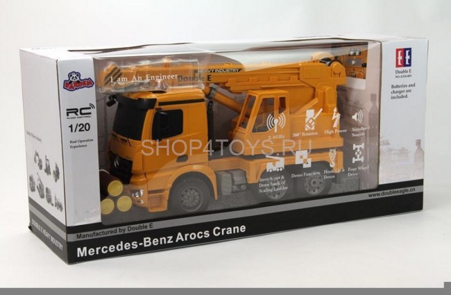 Радиоуправляемый автокран Mercedes-Benz Actros 1:20 2.4G - E526-003 Радиоуправляемый автокран Mercedes-Benz Actros 1:20 2.4G - E526-003