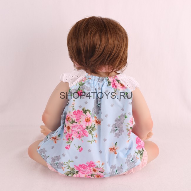 Реборн девочка с силиконовым телом Цветана