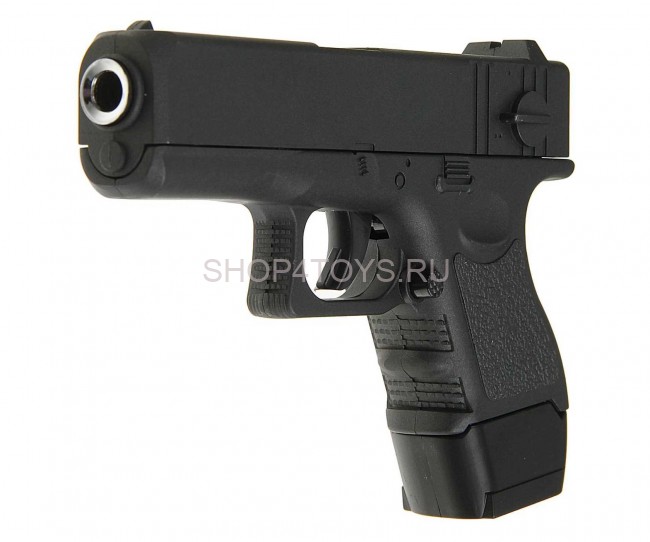 Пистолет металлический Glock 17 mini (пневматика, 14 см) - G.16 Пистолет металлический Glock 17 mini (пневматика, 14 см) - G.16