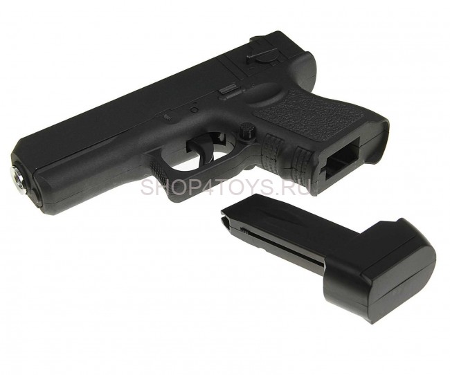 Пистолет металлический Glock 17 mini (пневматика, 14 см) - G.16 Пистолет металлический Glock 17 mini (пневматика, 14 см) - G.16