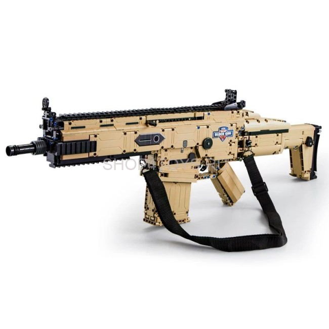 Конструктор Cada штурмовая винтовка Scar, 1406 элементов - C81021W Конструктор Cada штурмовая винтовка Scar, 1406 элементов - C81021W