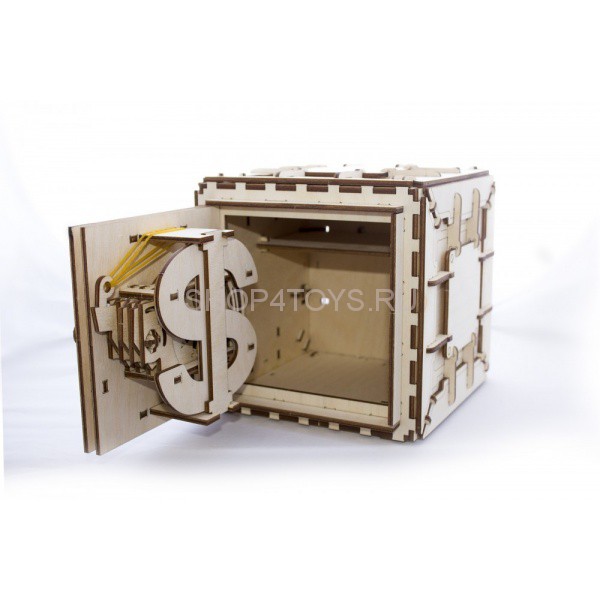 Деревянный 3D конструктор Ugears "Сейф" - 70011 Деревянный 3D конструктор Ugears "Сейф" - 70011