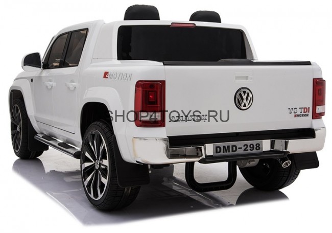 Детский электромобиль Volkswagen Amarok White 4WD 2.4G - DMD-298 Детский электромобиль Volkswagen Amarok White 4WD 2.4G - DMD-298