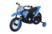 Детский кроссовый электромотоцикл Qike TD Blue 6V - QK-3058-BLUE Детский кроссовый электромотоцикл Qike TD Blue 6V - QK-3058-BLUE