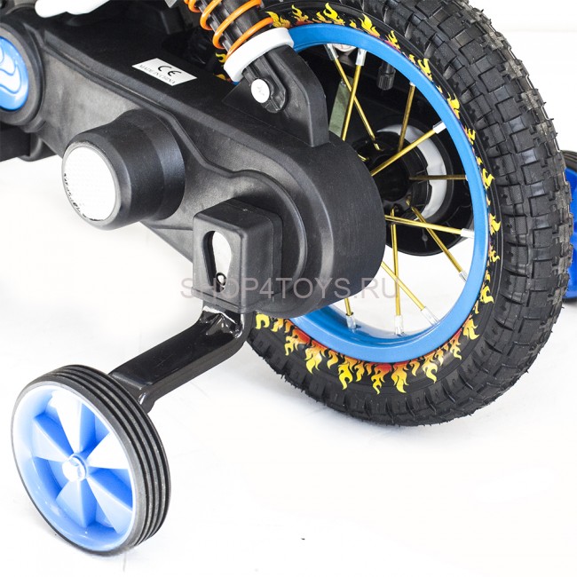 Детский кроссовый электромотоцикл Qike TD Blue 6V - QK-3058-BLUE Детский кроссовый электромотоцикл Qike TD Blue 6V - QK-3058-BLUE