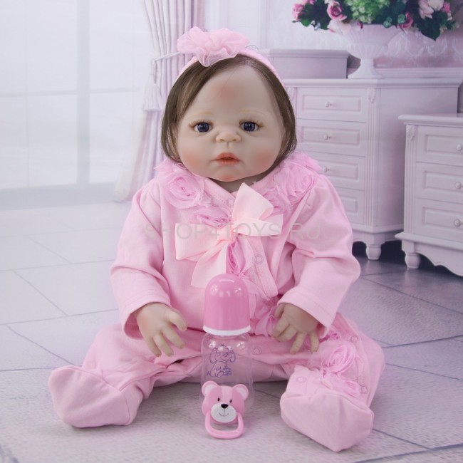 Реборн с силиконовым телом Лаура