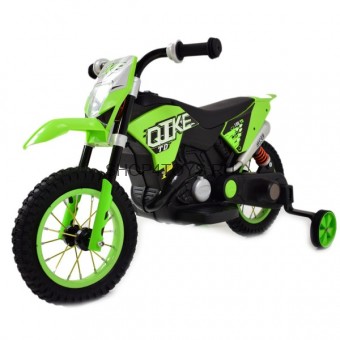 Детский кроссовый электромотоцикл Qike TD Green 6V - QK-3058-GREEN Детский кроссовый электромотоцикл Qike TD Green 6V - QK-3058-GREEN