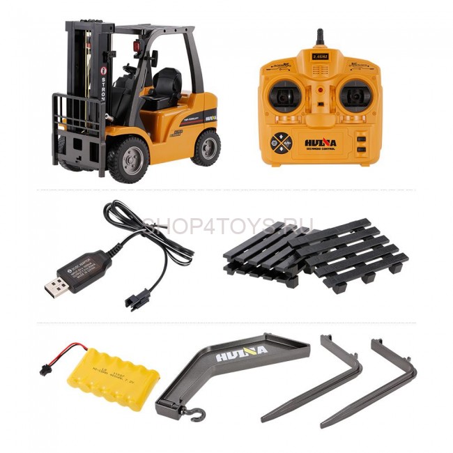 Радиоуправляемый погрузчик HUI NA TOYS масштаб 1:10 2.4G - HN1577 Радиоуправляемый погрузчик HUI NA TOYS масштаб 1:10 2.4G - HN1577