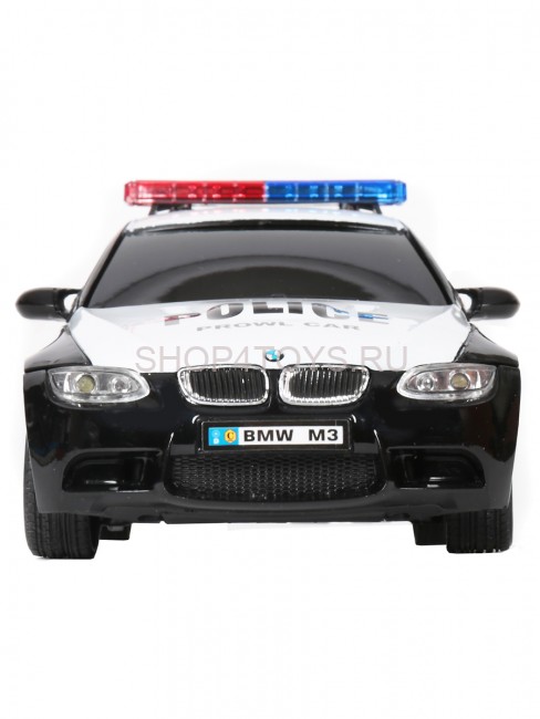 Радиоуправляемая машина BMW M3 Coupe POLICE 1:18 - 866-1803P-BLACK