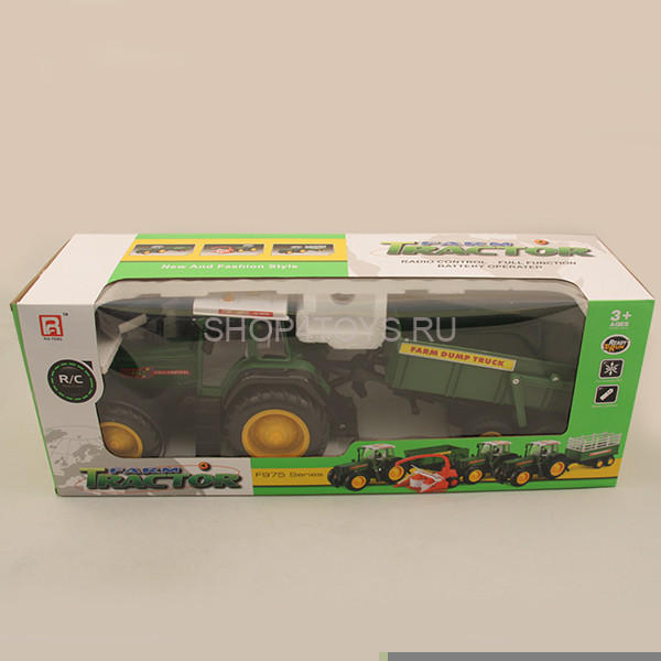 Радиоуправляемый трактор с прицепом RUI FENG - F975-1