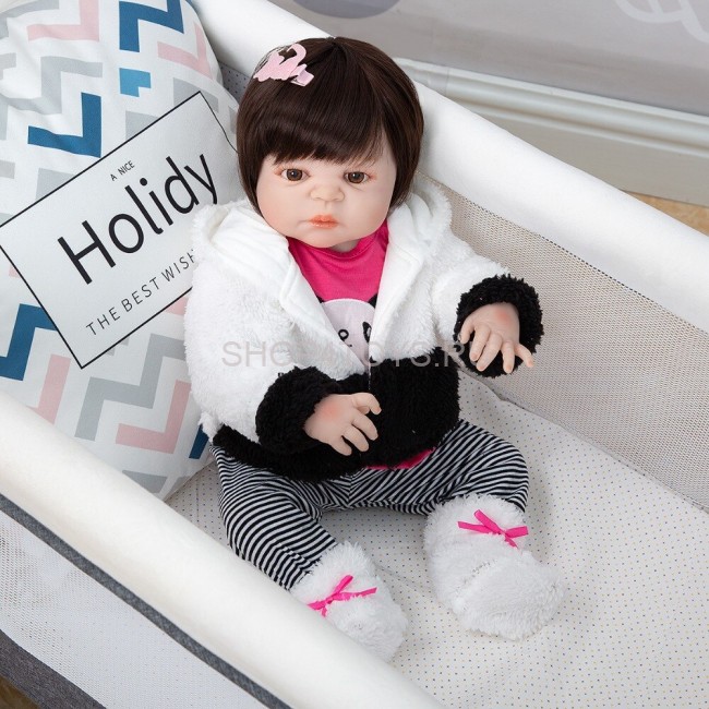 Реборн силиконовая девочка Евочка