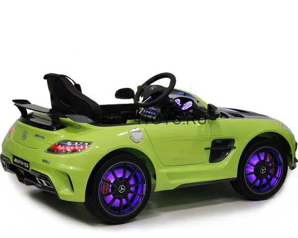 Электромобиль Mercedes-Benz SLS AMG Green - SX128-S Электромобиль Mercedes-Benz SLS AMG Green - SX128-S