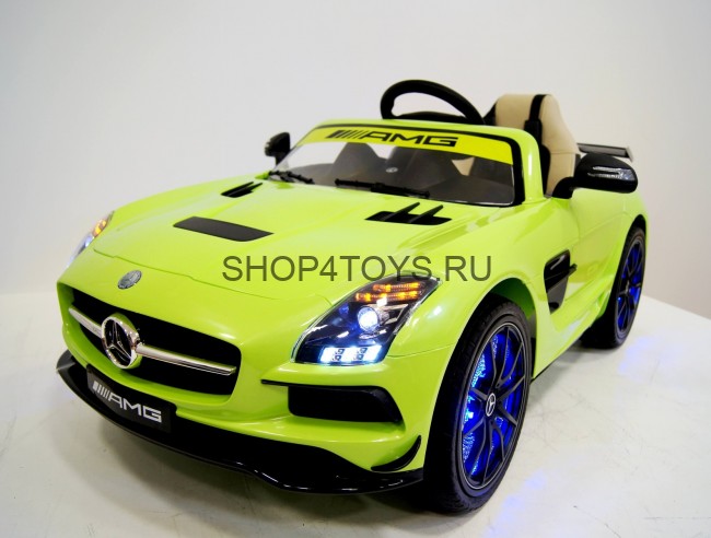 Электромобиль Mercedes-Benz SLS AMG Green - SX128-S Электромобиль Mercedes-Benz SLS AMG Green - SX128-S