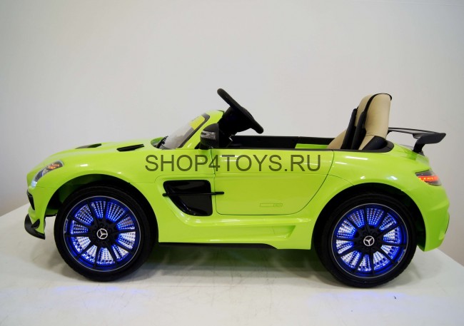 Электромобиль Mercedes-Benz SLS AMG Green - SX128-S Электромобиль Mercedes-Benz SLS AMG Green - SX128-S