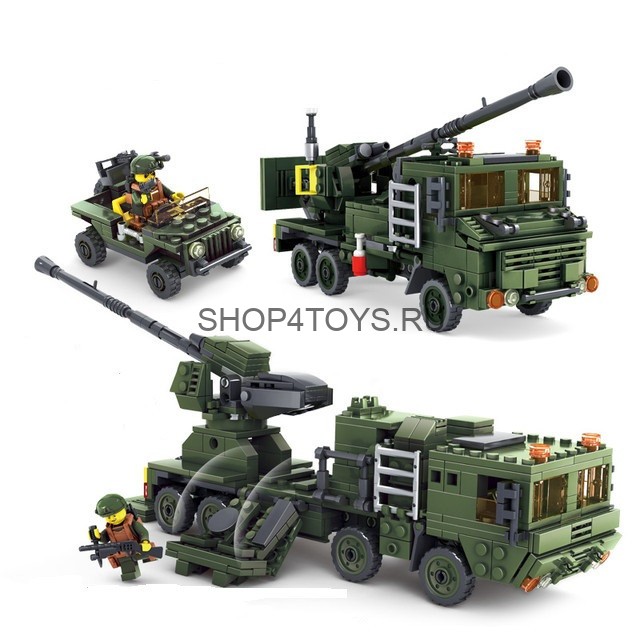 Конструктор KAZI "Зенитные войска" - 84039 Конструктор KAZI "Зенитные войска" - 84039