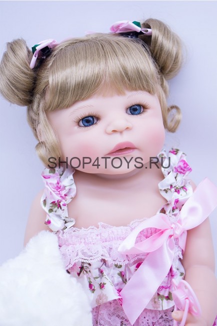 Реборн милашка силиконовая девочка Регина