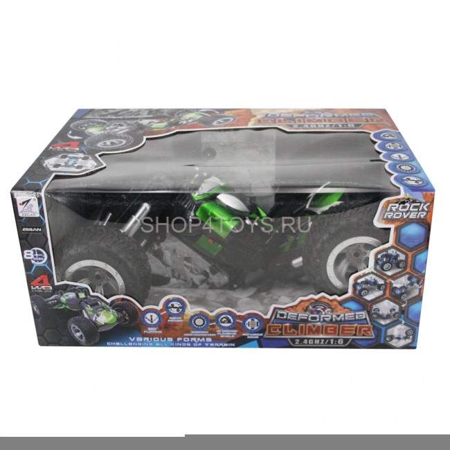 Радиоуправляемый трюковый вездеход Zegan Твистер 1:6 - ZG-C1251-GREEN