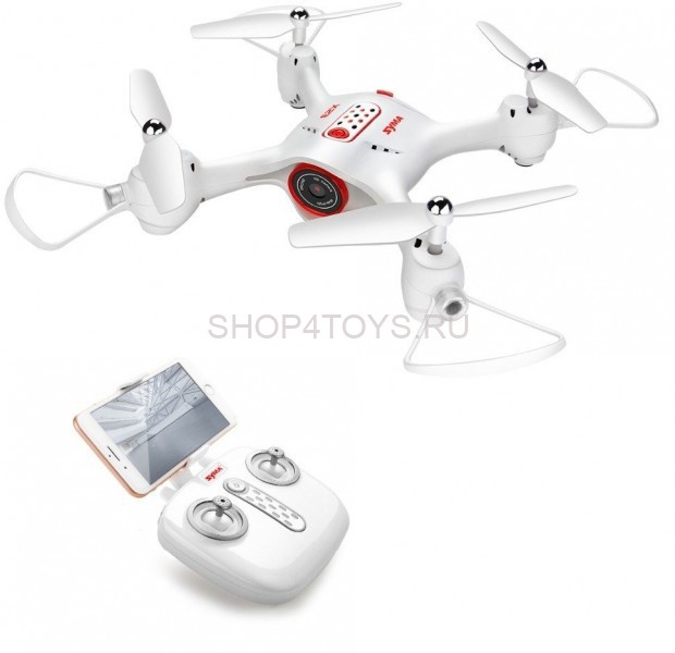Радиоуправляемый квадрокоптер SYMA X23W FPV Wi-Fi с камерой 0.3МП - X23W Радиоуправляемый квадрокоптер SYMA X23W FPV Wi-Fi с камерой 0.3МП - X23W