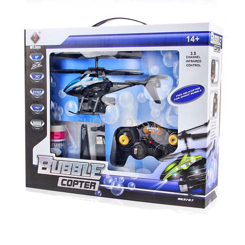 Радиоуправляемый вертолет WLtoys V757 с мыльными пузырями - V757 Радиоуправляемый вертолет WLtoys V757 с мыльными пузырями - V757