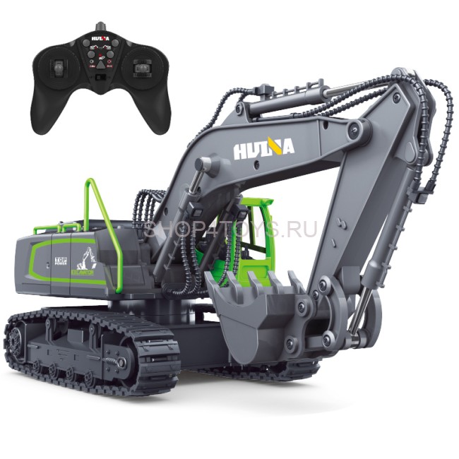 Радиоуправляемый экскаватор HUI NA TOYS масштаб 1:18 2.4G - HN1558-GREEN Радиоуправляемый экскаватор HUI NA TOYS масштаб 1:18 2.4G - HN1558-GREEN
