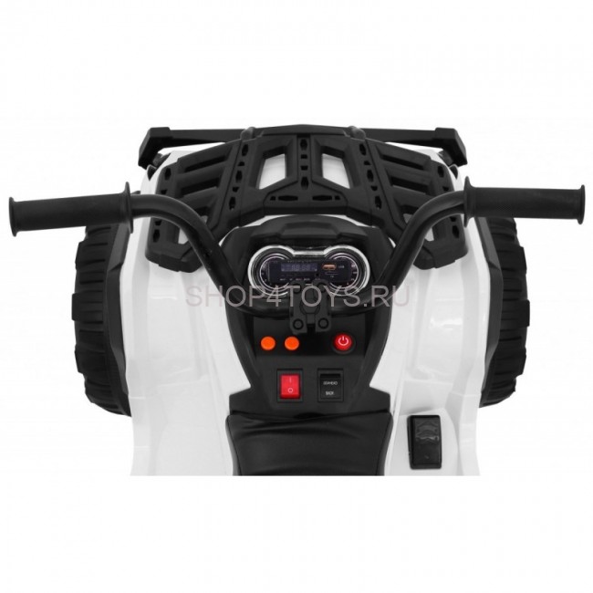 Детский квадроцикл Grizzly ATV 4WD White 12V с пультом управления - BDM0906-4 Детский квадроцикл Grizzly ATV 4WD White 12V с пультом управления - BDM0906-4