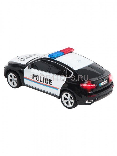 Радиоуправляемая машина BMW X6 POLICE 1:14 - 866-1401P-BLACK Радиоуправляемая машина BMW X6 POLICE 1:14 - 866-1401P-BLACK