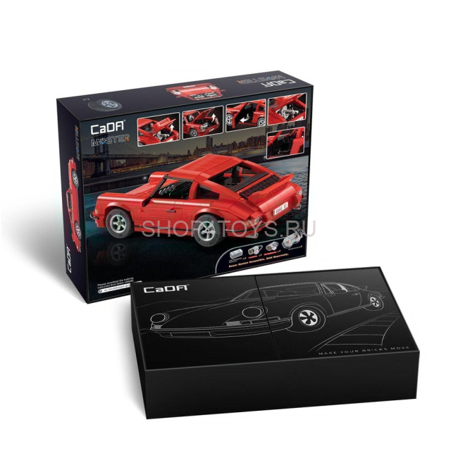 Конструктор CADA Porsche 911, 1429 деталей - C61045W Конструктор CADA Porsche 911, 1429 деталей - C61045W