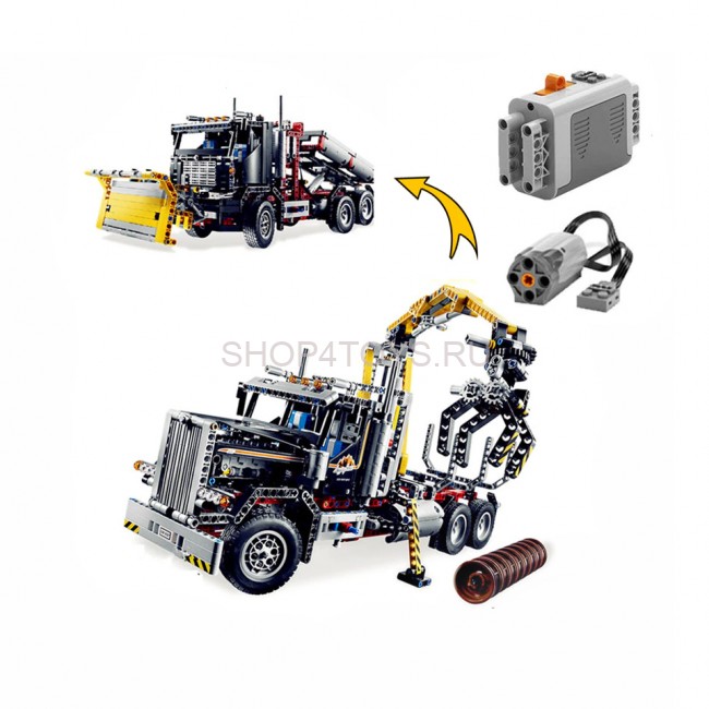 Конструктор Lepin 20059 Грузовой Лесопогрузчик - Technic 9397 Конструктор Lepin 20059 Грузовой Лесопогрузчик - Technic 9397