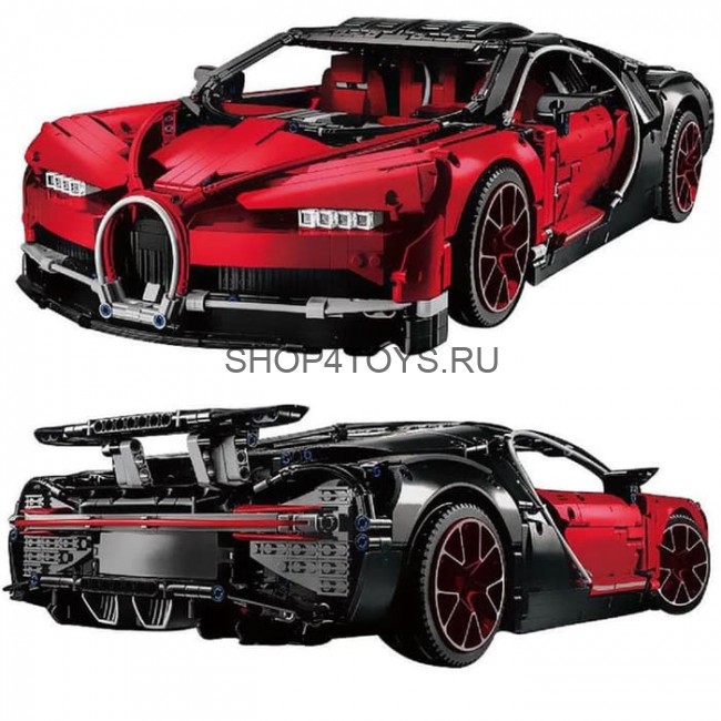 Конструктор Lepin 20086B Bugatti Chiron (красный) - Technic 42083