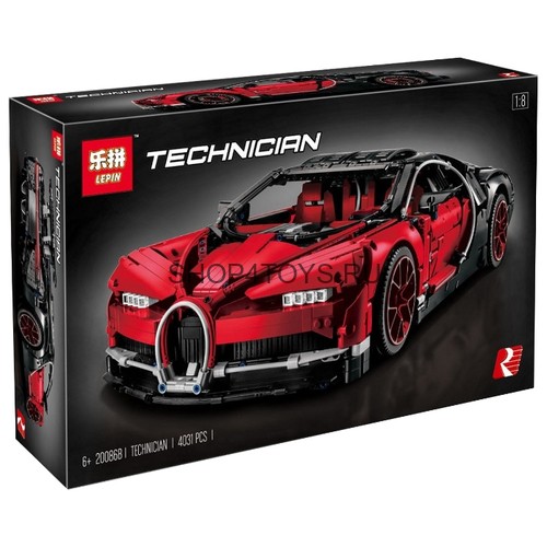 Конструктор Lepin 20086B Bugatti Chiron (красный) - Technic 42083