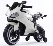 Детский электромотоцикл Ducati White 12V - FT-1628-WHITE Детский электромотоцикл Ducati White 12V - FT-1628-WHITE