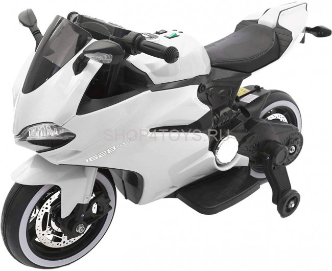 Детский электромотоцикл Ducati White 12V - FT-1628-WHITE Детский электромотоцикл Ducati White 12V - FT-1628-WHITE