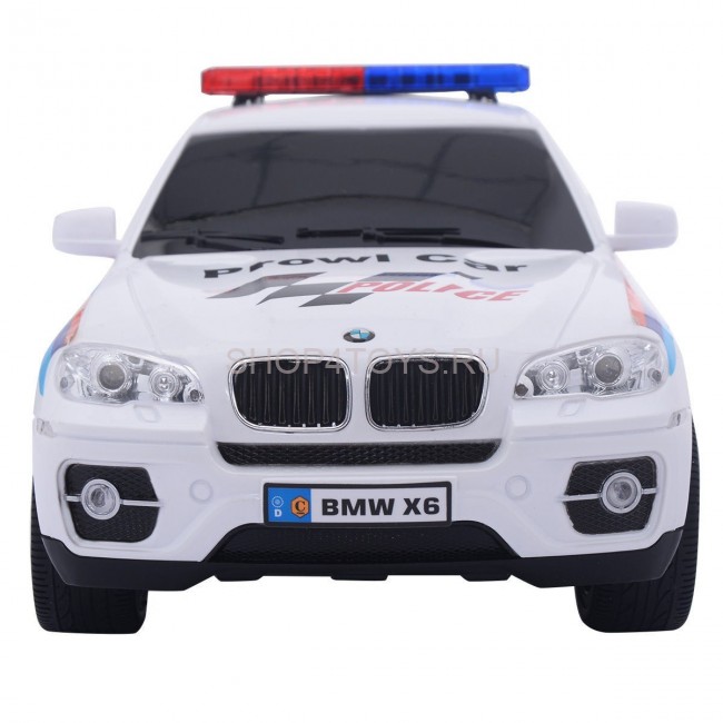 Радиоуправляемая машина BMW X6 POLICE 1:14 - 866-1401P-WHITE Радиоуправляемая машина BMW X6 POLICE 1:14 - 866-1401P-WHITE