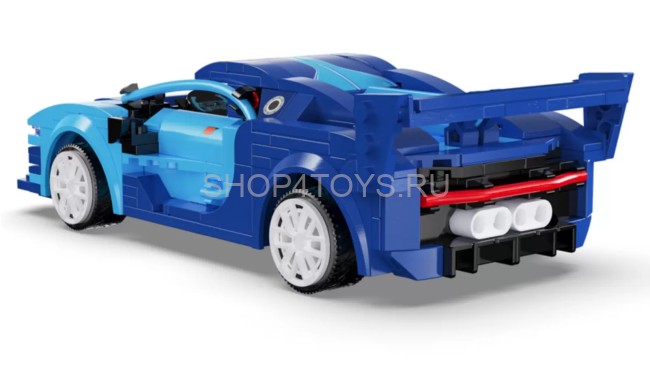 Радиоуправляемый конструктор CADA спортивный автомобиль Blue Race Car, 325 деталей - C51073W Радиоуправляемый конструктор CADA спортивный автомобиль Blue Race Car, 325 деталей - C51073W