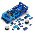 Радиоуправляемый конструктор CADA спортивный автомобиль Blue Race Car, 325 деталей - C51073W