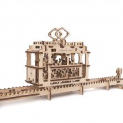 Деревянный 3D конструктор Ugears "Трамвай с рельсами" - 70008 Деревянный 3D конструктор Ugears "Трамвай с рельсами" - 70008