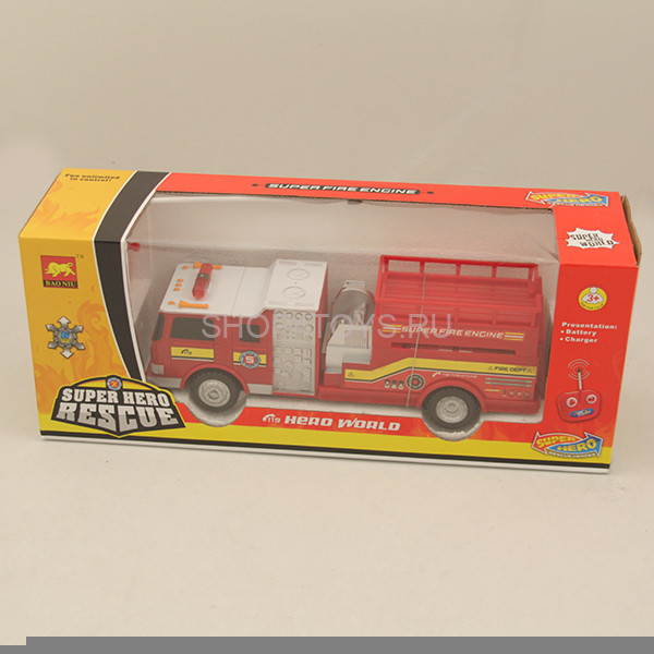 Радиоуправляемая пожарная машина с подъемной площадкой - R236