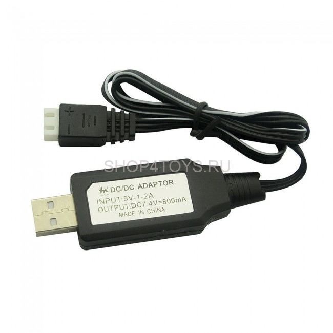 Зарядное устройство USB 7.4v 800 mah разъем Li-Po - USB-74-800-LIPO Зарядное устройство USB 7.4v 800 mah разъем Li-Po - USB-74-800-LIPO