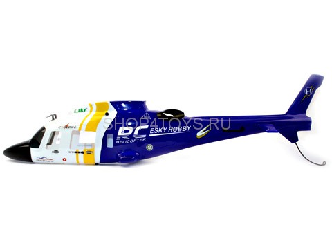 Фюзеляж белый с синим E-sky - 002708